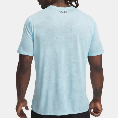 T‑Shirt Under Armour Tech™ Vent Jacquard – Bleu Clair – Respirabilité & Confort Technique