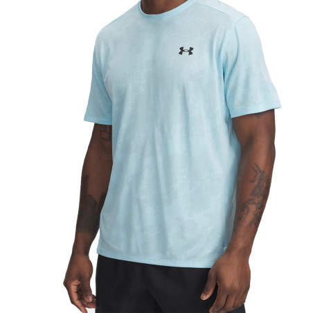 T‑Shirt Under Armour Tech™ Vent Jacquard – Bleu Clair – Respirabilité & Confort Technique