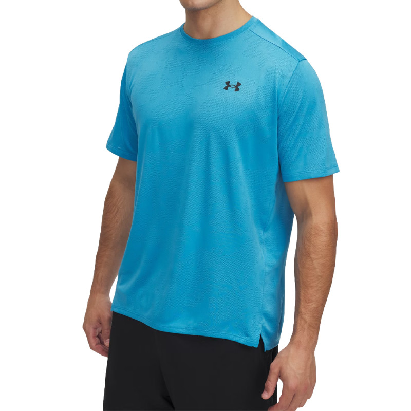 T‑Shirt Under Armour Tech™ Vent Jacquard – Bleu – Respirabilité & Confort Technique