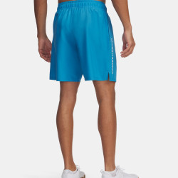 Short Under Armour Tech™ Woven Wordmark – Bleu Blanc – Confort Légèrement Ample & Séchage Express