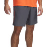 Short Under Armour Tech™ Woven Wordmark – Gris et Orange – Confort Légèrement Ample & Séchage Express
