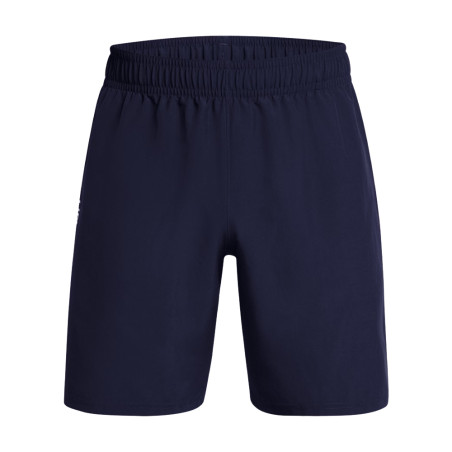Short Under Armour Tech™ Woven Wordmark – Bleu Marine et Blanc – Confort Légèrement Ample & Séchage Express