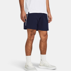 Short Under Armour Tech™ Woven Wordmark – Bleu Marine et Blanc – Confort Légèrement Ample & Séchage Express