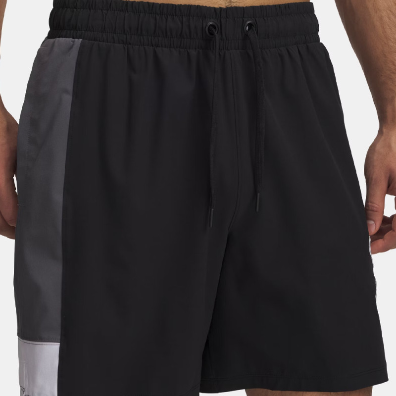 Short Under Armour Zone Woven 18 cm – Noir – Confort léger & mobilité multidirectionnelle