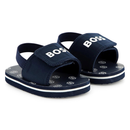 Claquettes Enfant Boss Bleu Marine – Pratiques, Confortables et Stylées