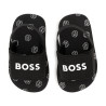 Claquettes Enfant Boss Noires – Pratiques, Confortables et Stylées