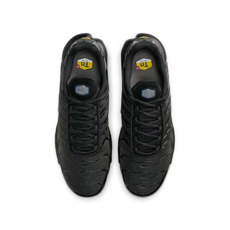 Baskets Nike Air Max Plus Noires et Bleues – Design iconique et confort Tuned Air