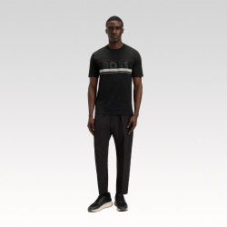 T-shirt BOSS Tee Iconic Zone – Noir – Style Sportif et Élégance Contemporaine