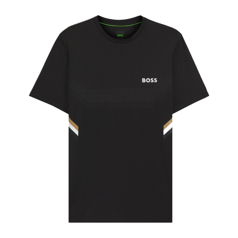 T-shirt Boss Slim Noir TEE TECH TOC – Performance et élégance sportive