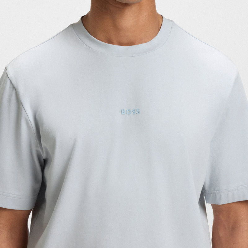 T-shirt BOSS Relaxed Gris Chiné TCHUP – Style décontracté et confort stretch