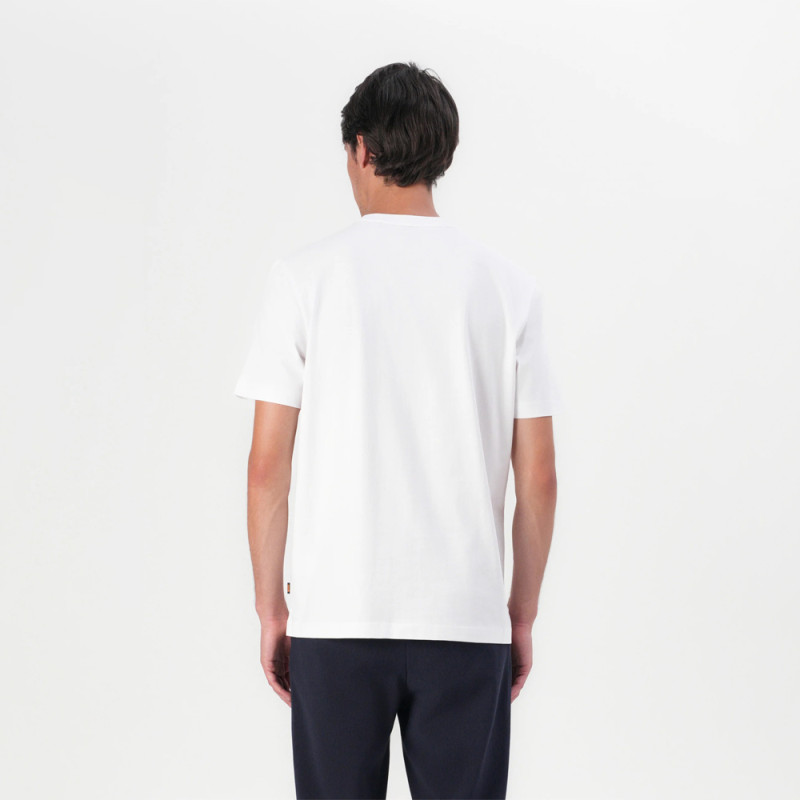 T-Shirt BOSS Straight Fit Blanc Te_WHEEL – Minimalisme et élégance contemporaine