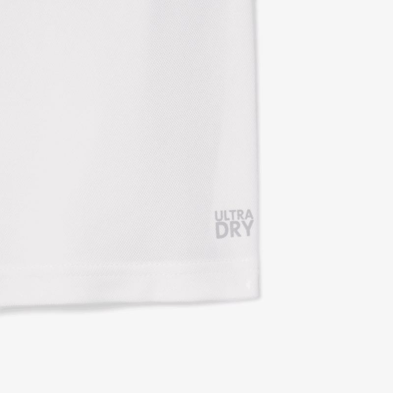 T-shirt Enfant Tennis Lacoste Sport -Blanc- Piqué Ultra Dry