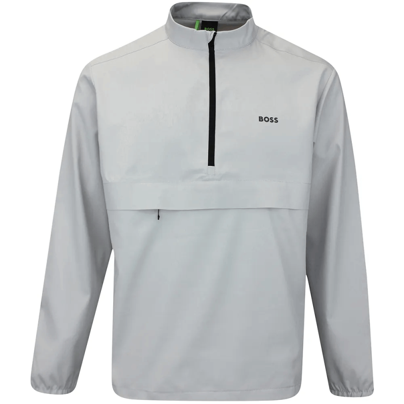 Veste de survêtement BOSS -Gris- poche horizontale dissimulée au milieu - tissu extensible