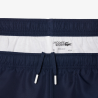 Short Lacoste sport  Bleu Marine / Blanc - Tennis taffetas diamanté imprimé