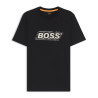 T-Shirt BOSS Straight Fit Noir Te_WHEEL – Minimalisme et élégance contemporaine