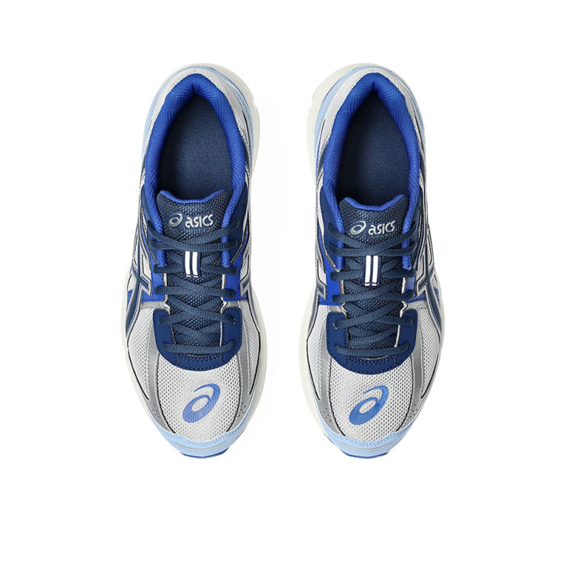 Baskets ASICS JOG 100S Grises et Bleues – Style rétro et confort moderne