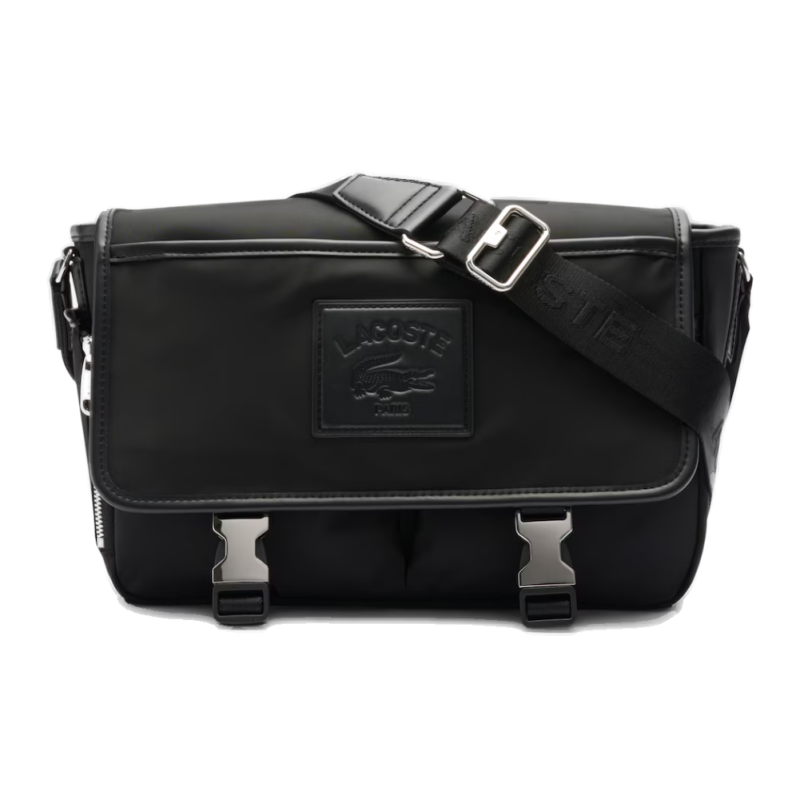 Sacoche à rabat Lacoste Classics NOIR