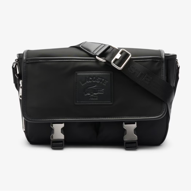 Sacoche à rabat Lacoste Classics NOIR