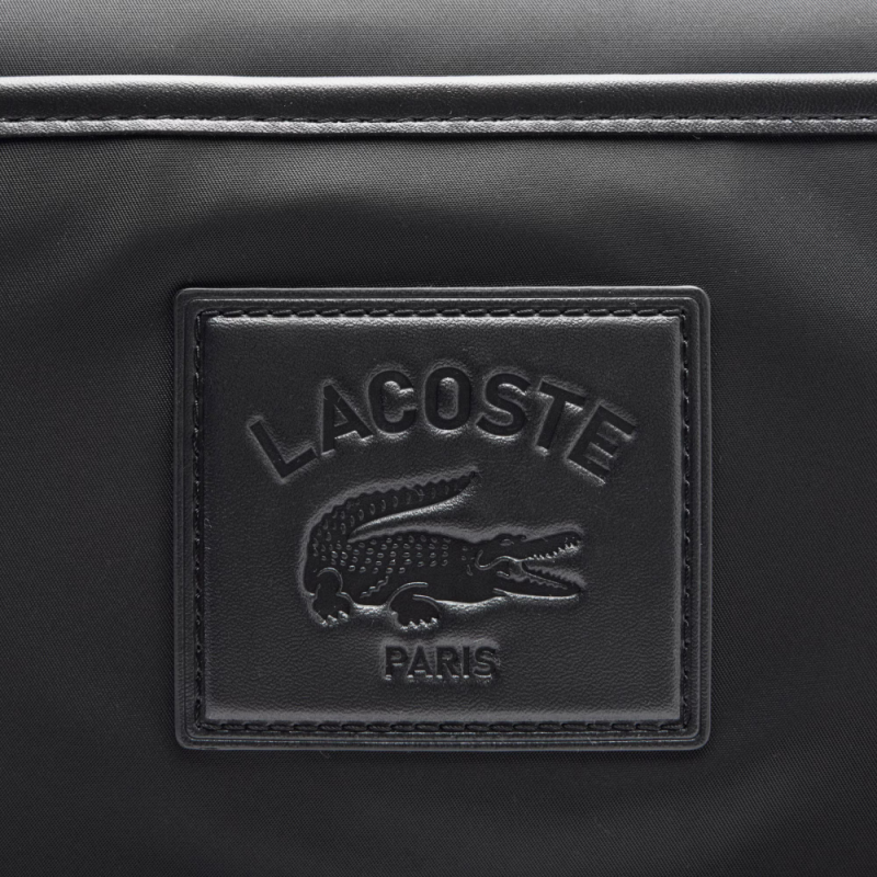 Sacoche à rabat Lacoste Classics NOIR