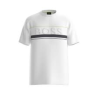 T-shirt BOSS Tee Iconic Zone – Blanc – Style Sportif et Élégance Contemporaine