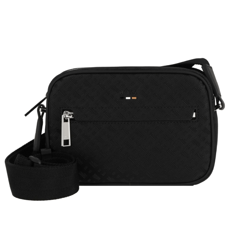 Sac BOSS-Noir- bandoulière synthétique Ray_ML_EW Cross.