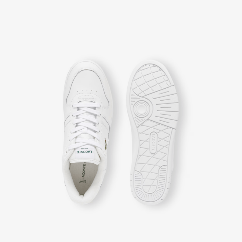 BASKETS Lacoste  en cuir -Blanc - T-CLIP SET Homme