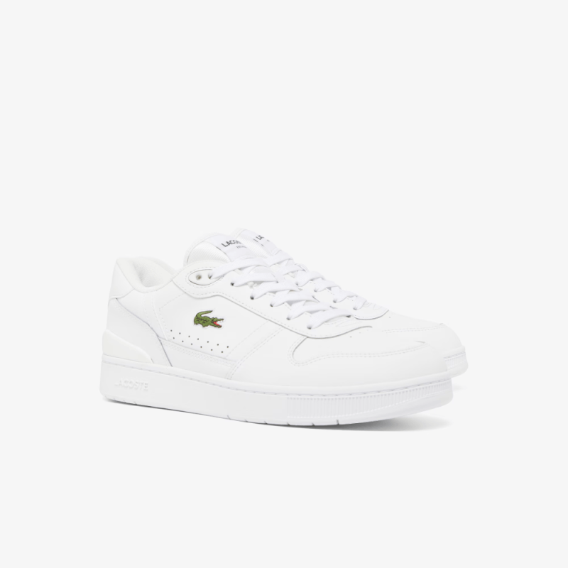 BASKETS Lacoste  en cuir -Blanc - T-CLIP SET Homme