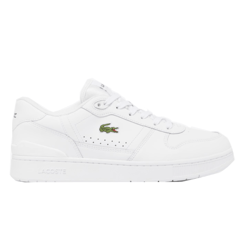 BASKETS Lacoste  en cuir -Blanc - T-CLIP SET Homme