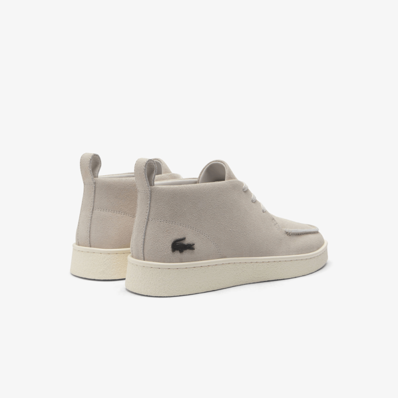 Baskets Lacoste - Beige - BASESHOT CHUKKA en suède Homme