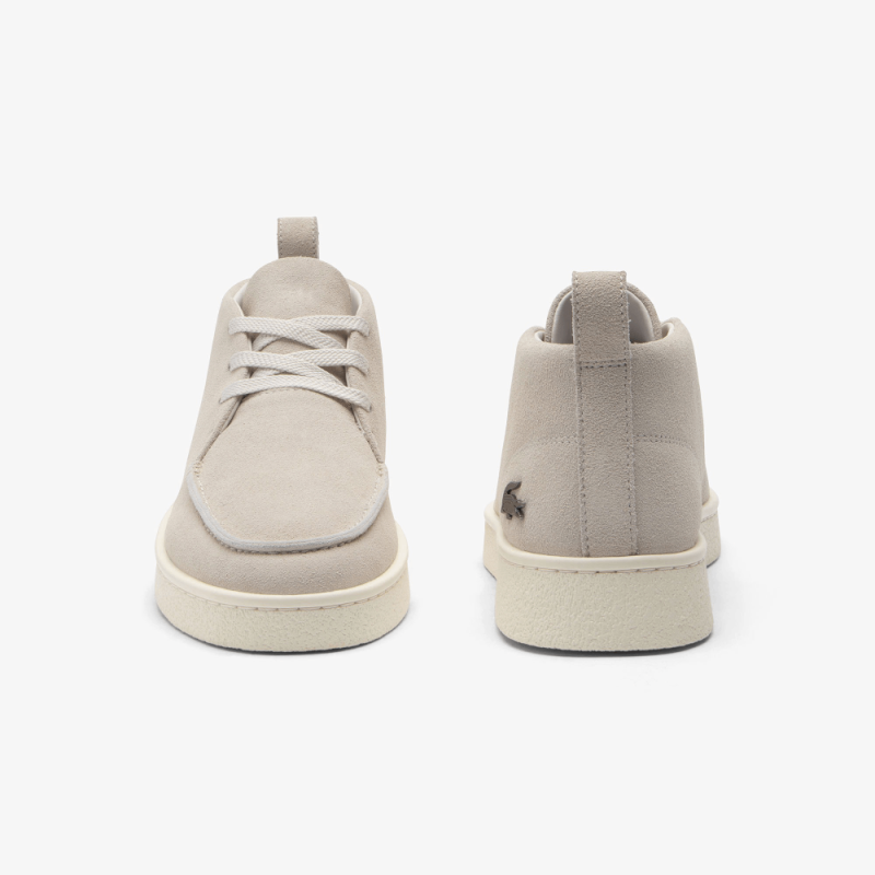 Baskets Lacoste - Beige - BASESHOT CHUKKA en suède Homme
