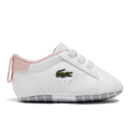 BASKETS Lacoste  -Blanc et Rose  -CARNABY SET Pour bébé