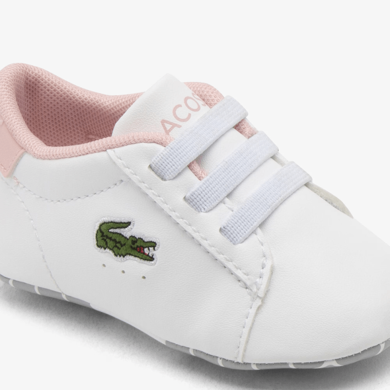 BASKETS Lacoste  -Blanc et Rose  -CARNABY SET Pour bébé
