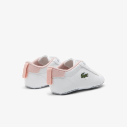 BASKETS Lacoste  -Blanc et Rose  -CARNABY SET Pour bébé