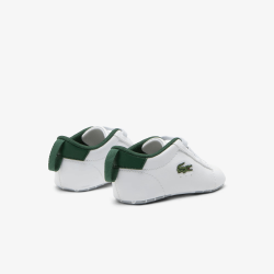 BASKETS Lacoste  -Blanc et Vert   -CARNABY SET Pour bébé