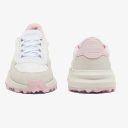 BASKETS Lacoste  -Blanc et Rose - ELITE ACTV EVO Pour  femme