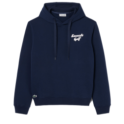 Sweatshirt  Lacoste -Bleu nuit  - à capuche Golf molleton imprimé