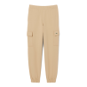 Pantalon de survêtement Homme Lacoste – Beige – Molleton de Coton Biologique & Détails Cargo