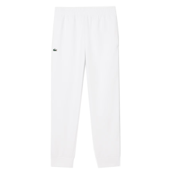 Pantalon de survêtement Homme Lacoste – Blanc – Tennis bandes griffées