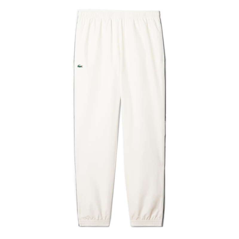 Pantalon de survêtement Lacoste sport - Blanc- avec imprimé -  Confort & Style Athlétique