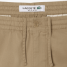 Pantalon de survêtement Lacoste – Beige – chino regular fit coton