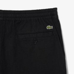 Pantalon de survêtement Lacoste – Noir – chino regular fit coton