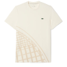 T-shirt  Lacoste -Blanc cassé- Tennis Ultra Dry imprimé