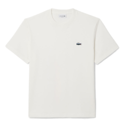 T-shirt  Lacoste -Blanc -manches courtes coupe classique Holiday Croc