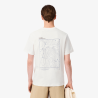 T-shirt  Lacoste -Blanc - jersey imprimé