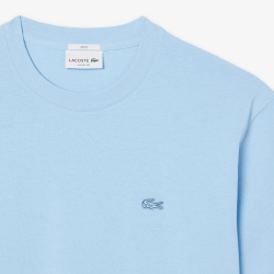 T-shirt  Lacoste -Bleu Clair -  loose fit jersey épais unisexe