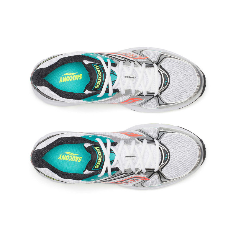 Baskets Blanches et Bleues Saucony RIDE MILLENNIUM – Performance & Style Rétro