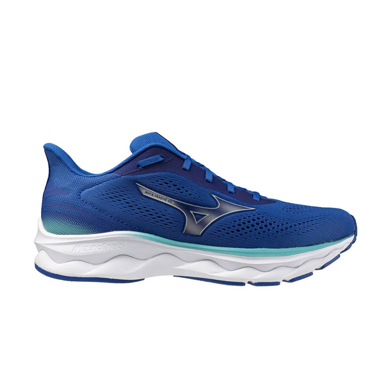 Baskets Mizuno WAVE SERENE 2 Bleues – Confort et stabilité pour vos runs quotidiens