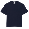 T-shirt Lacoste - Bleu nuit - loose fit jersey épais unisexe