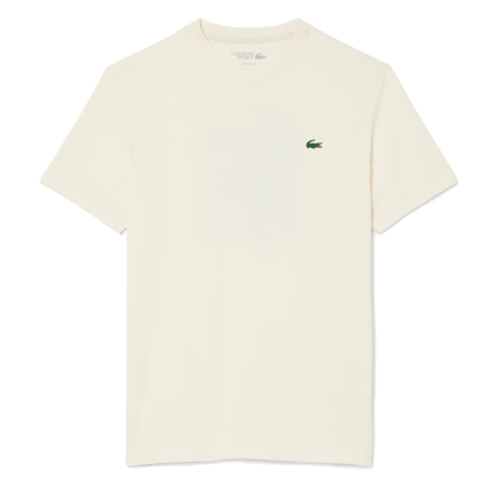 T-shirt  Lacoste -Blanc Cassé- Sport Ultra Dry imprimé
