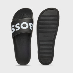 Mules Boss ARYEH_SLID_NPVLG Noires – Un style affirmé et haut de gamme